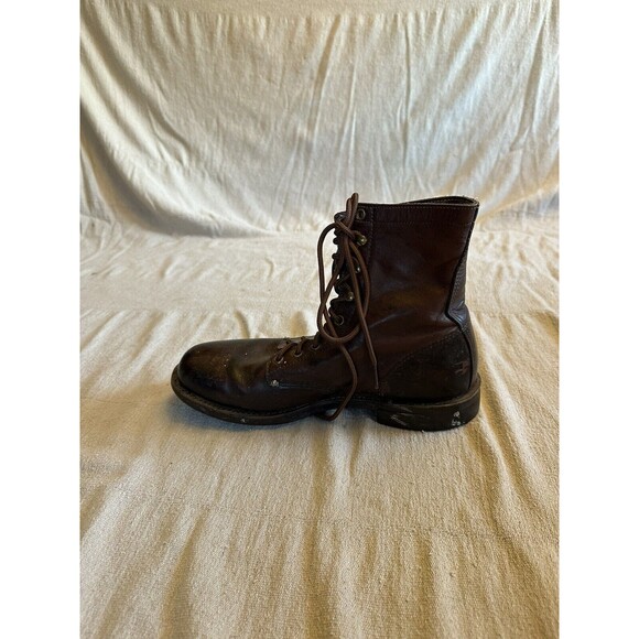 Vintage BFG Biltrite military combat boots black leather Sz 11? See Measurement main image 8